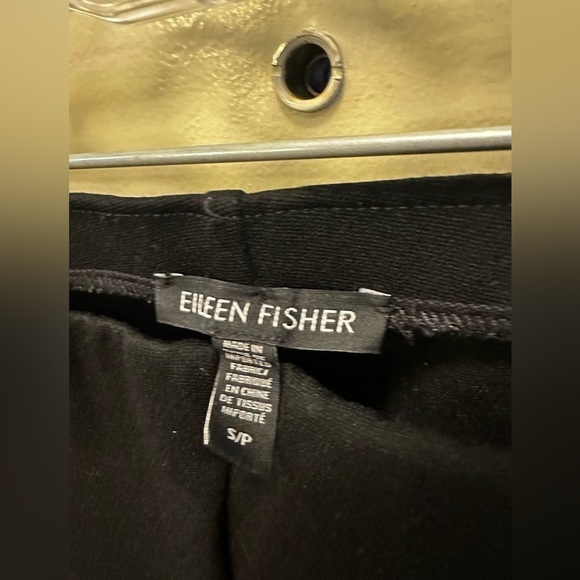 Eileen Fisher Medium Weight Black Leggings Pants Slim Fit Elastic Waist,size SP - Picture 7 of 8